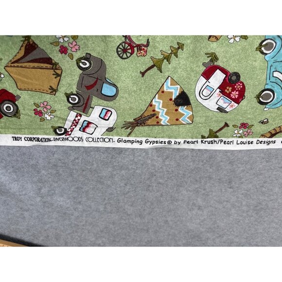 Troy Corporation Glamping Gypsies Fabric 1/2 yard x 42" by Pearl Krush - Picture 3 of 4